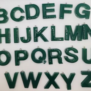 Transparent dark green