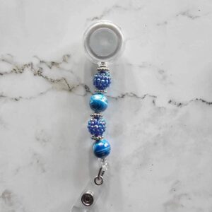 blue marble badge reel