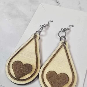 heart earrings