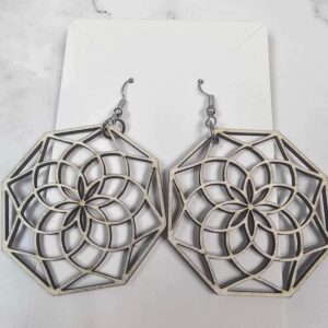 mandala earrings